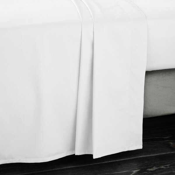 Bela rjuha iz bombažnega satena 180x260 cm Cotton Sateen – Bianca