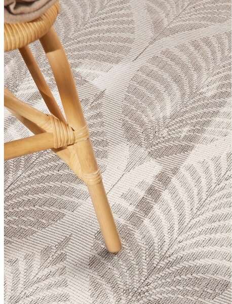 Sivo-slonokoščena notranja in zunanja preproga 160x230 cm Duet Liora – NORTHRUGS