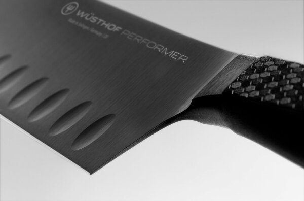 Wüsthof - Kuhinjski nož santoku PERFORMER 17 cm črna