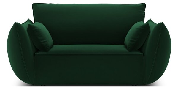 Temno zelen žameten fotelj Vanda – Mazzini Sofas