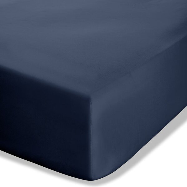Temno modra napenjalna rjuha iz perkala 150x200 cm Easy Iron Percale – Catherine Lansfield