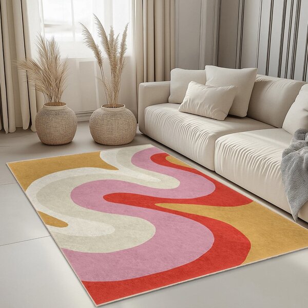Rumen/rožnat pralen tekač 60x230 cm Raspberry Creamsicle – Mila Home