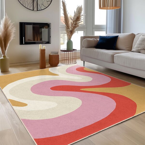 Rumen/rožnat pralen tekač 60x230 cm Raspberry Creamsicle – Mila Home