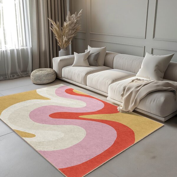 Rumen/rožnat pralen tekač 60x230 cm Raspberry Creamsicle – Mila Home