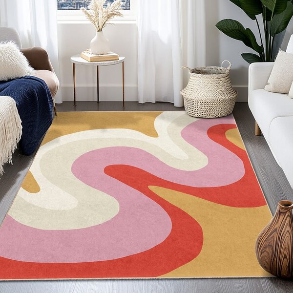 Rumen/rožnat pralen tekač 60x230 cm Raspberry Creamsicle – Mila Home