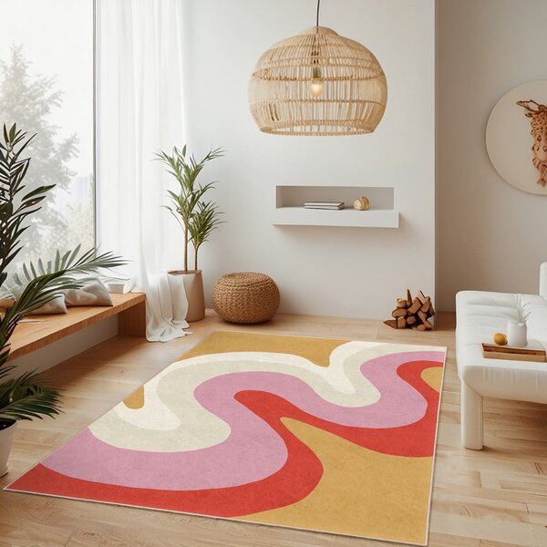 Rumen/rožnat pralen tekač 60x230 cm Raspberry Creamsicle – Mila Home