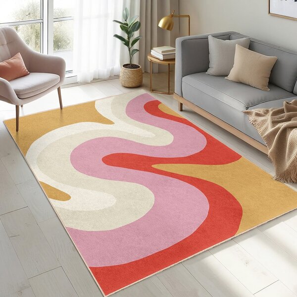 Rumen/rožnat pralen tekač 60x230 cm Raspberry Creamsicle – Mila Home