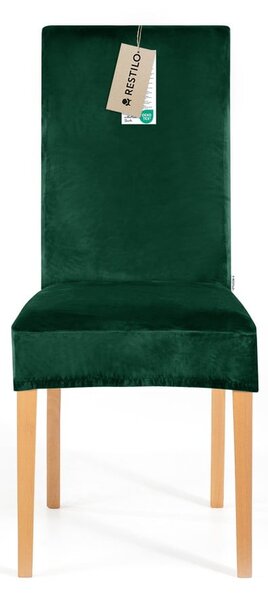 Zelena raztegljiva prevleka za stol 48 cm Sento – Restilo