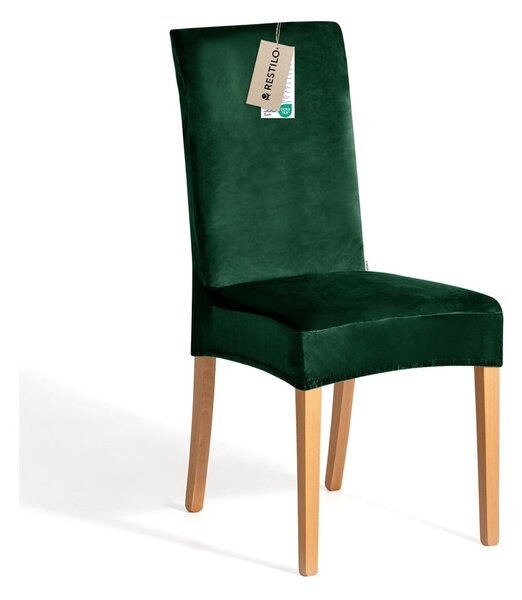 Zelena raztegljiva prevleka za stol 48 cm Sento – Restilo