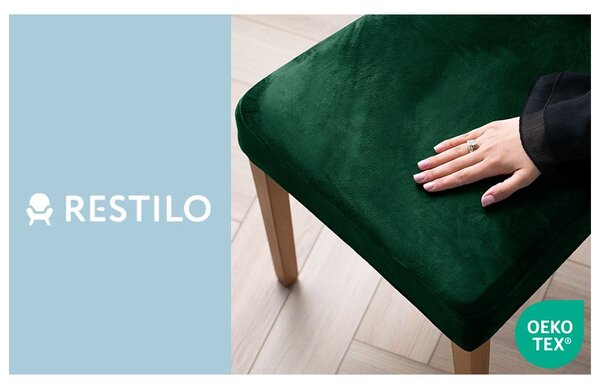 Zelena raztegljiva prevleka za stol 48 cm Sento – Restilo