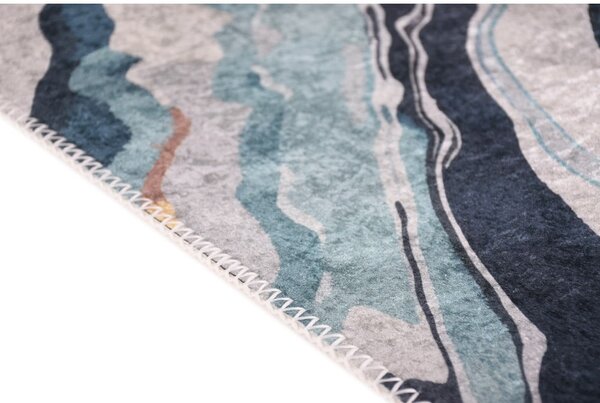 Rumena/modra pralna preproga 60x100 cm Colors of Joy – Vitaus