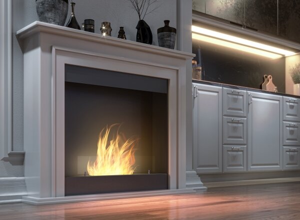 InFire - BIO kamin 90x112,5 cm 3kW bela