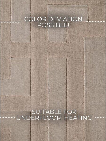 Bež preproga 120x170 cm Perles Onyx – Elle Decoration