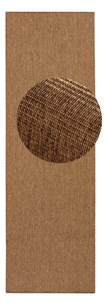 Rjav zunanji in notranji tekač 80x250 cm Nature – Hanse Home
