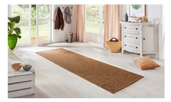 Rjav zunanji in notranji tekač 80x250 cm Nature – Hanse Home