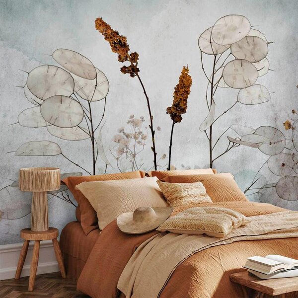 Artgeist Fototapeta Lunaria In The Meadow, 100x70cm