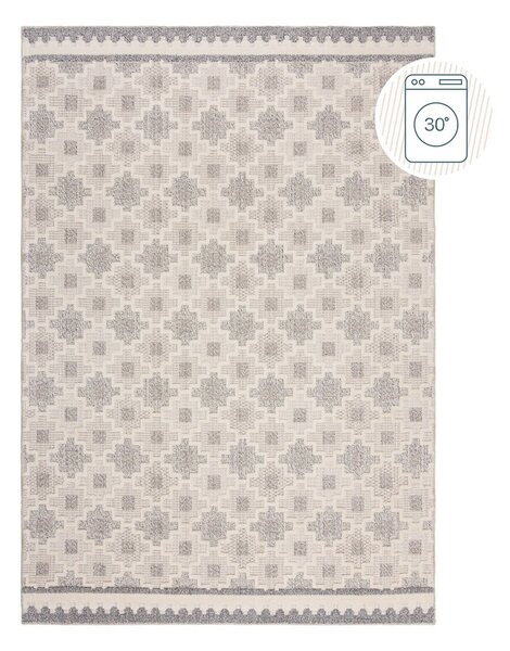 Sivo-bež pralna preproga 116x170 cm Graysen – Flair Rugs