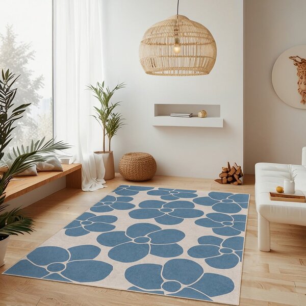 Moder pralen tekač 60x230 cm Blue Meadow – Mila Home