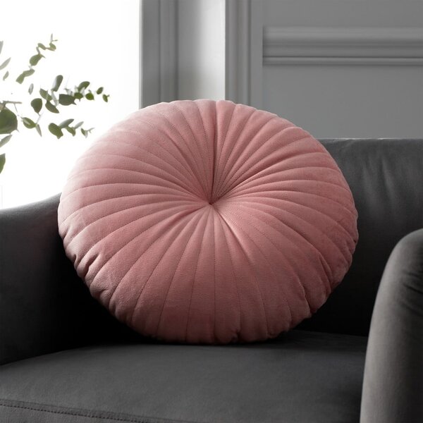 Žametna okrasna blazina ø 40 cm Round Soft Touch – Catherine Lansfield