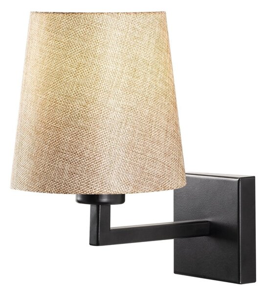 Črna/kremno bela stenska svetilka ø 18 cm Profil – Opviq lights