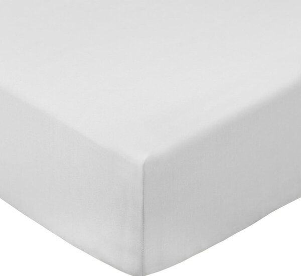 Bela napenjalna rjuha iz bombažnega perkala 90x190 cm Cotton Percale – Bianca