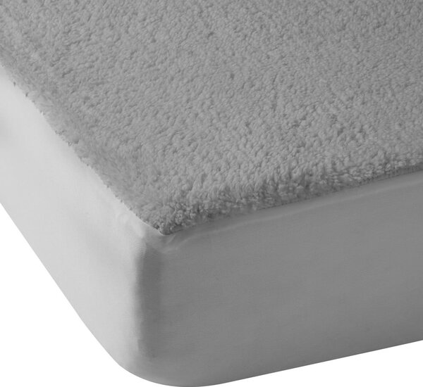 Siva napenjalna rjuha iz mikropliša 150x200 cm Thermal Sherpa – Catherine Lansfield