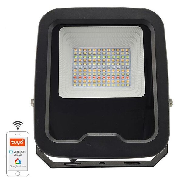 LED RGB Zatemnitveni reflektor LED/30W/230V 3000K-6500K Wi-Fi Tuya IP65