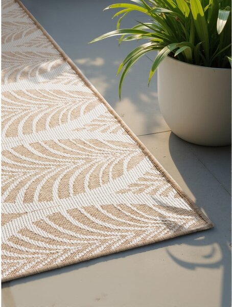 Bež-slonokoščena notranja in zunanja preproga 120x170 cm Duet Liora – NORTHRUGS