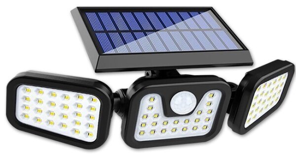 LED Solarni reflektor s senzorjem LED/15W/3,7V IP54 4500K