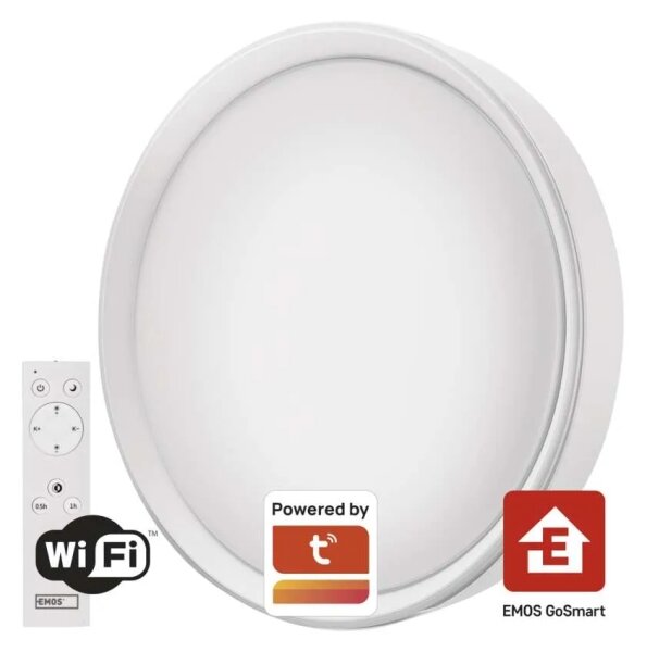 LED Zatemnitvena stropna svetilka GoSmart LED/30W/230V Wi-Fi Tuya + Daljinski upravljalnik