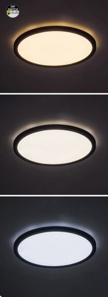 Rabalux 71096 - LED Stropna svetilka GONZALO LED/24W/230V pr. 29 cm črna