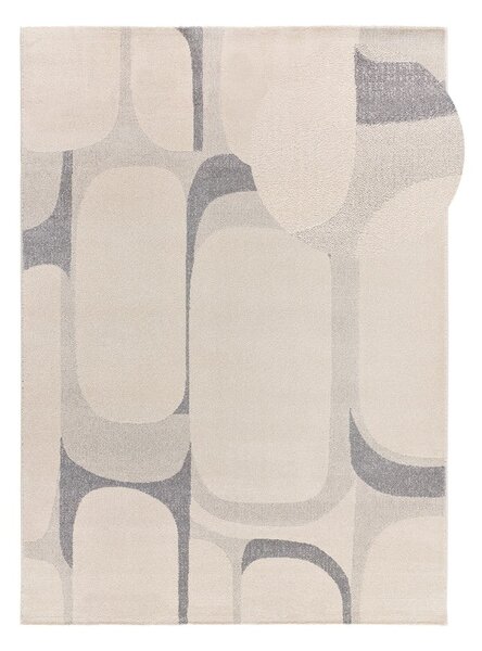 Svetlo sivo-kremno bela preproga 80x150 cm Porto – Universal