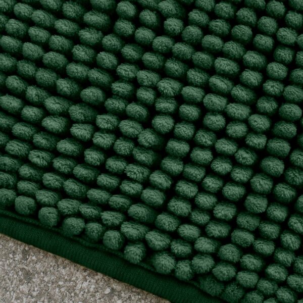 Temno zelena kopalniška preproga 50x80 cm Bobble – Catherine Lansfield