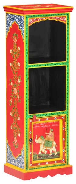 VidaXL Ročno barvana visoka omarica 40x30x120 cm trden mangov les