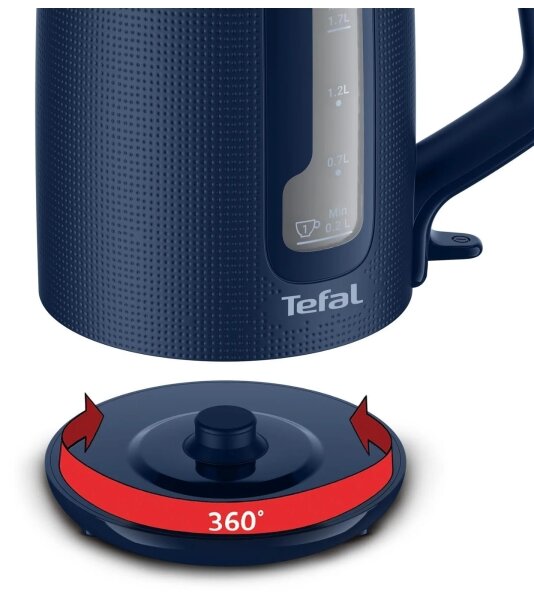 Tefal - Grelnik vode MORNING 1,7 l 2400W/230V modra