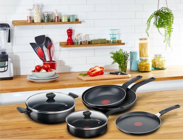 Tefal - Nizka kaserola s pokrovom SIMPLY CLEAN 28 cm