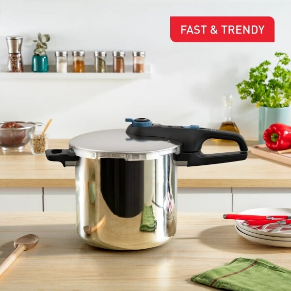 Tefal - Lonec na pritisk 8 l SECURE TRENDY nerjaveče