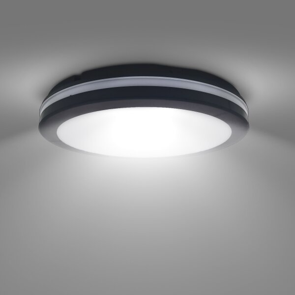 Solight WO820- LED Zatemnitvena svetilka LED/18W/22W/26W/230V 3000/4000/6500K IP65 črna