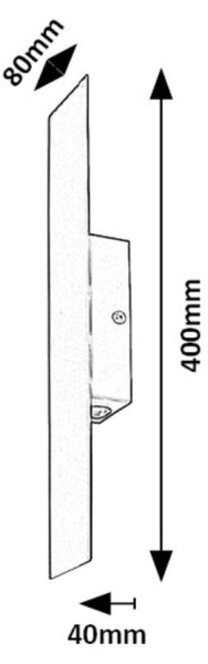 Rabalux 71057 - LED Stenska svetilka AMPEL LED/6W/230V 3000K črna