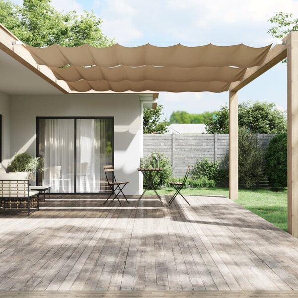 VidaXL Vertikalna markiza taupe 180x600 cm tkanina oxford