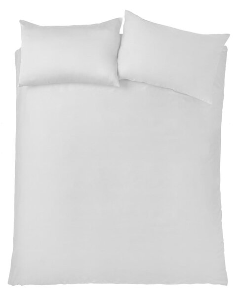 Bela podaljšana posteljnina za zakonsko posteljo iz bombažnega satena 230x220 cm Cotton Sateen – Bianca