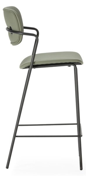 Kaki zeleni barski stoli v kompletu 2 ks (višina sedeža 68 cm) Maika – Marckeric