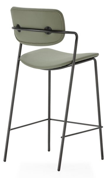 Kaki zeleni barski stoli v kompletu 2 ks (višina sedeža 68 cm) Maika – Marckeric