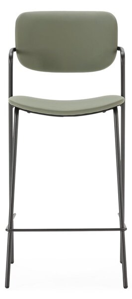 Kaki zeleni barski stoli v kompletu 2 ks (višina sedeža 68 cm) Maika – Marckeric