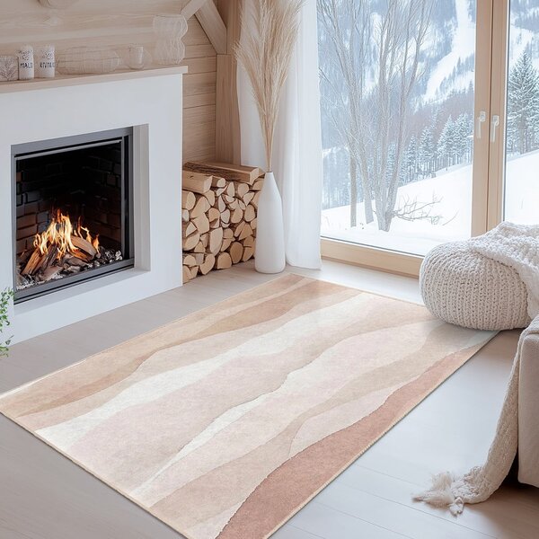 Kremno bel pralen tekač 60x230 cm Komodo Beach – Mila Home