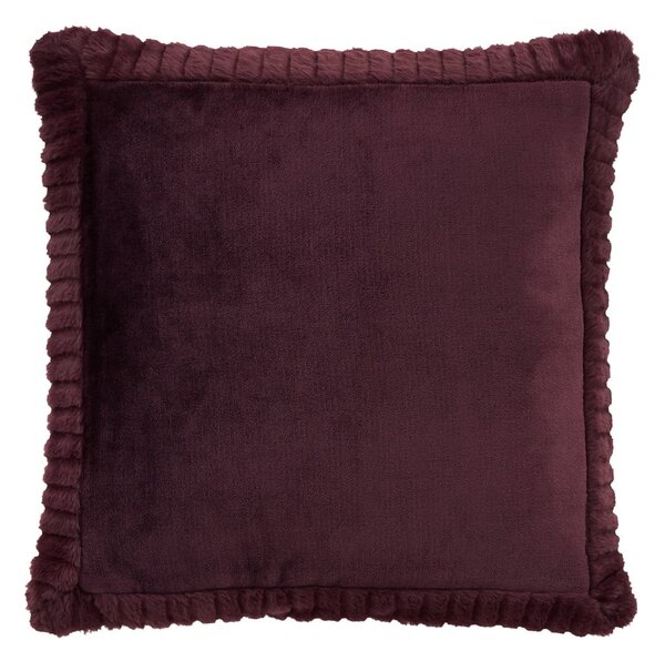 Okrasna blazina iz mikropliša 55x55 cm Velvet and Faux Fur – Catherine Lansfield