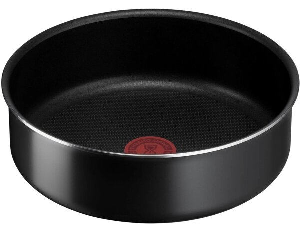 Tefal - Set kuhinjske posode 10 kom. INGENIO EASY COOK & CLEAN BLACK