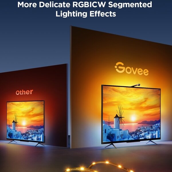 Govee - TV Backlight 3 Lite TV 40-50" SMART LED osvetlitev RGBICW Wi-Fi IP67 +RC