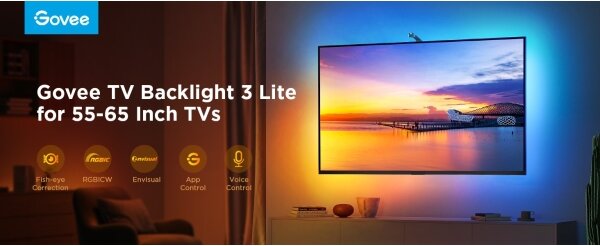 Govee - TV Backlight 3 Lite TV 40-50" SMART LED osvetlitev RGBICW Wi-Fi IP67 +RC