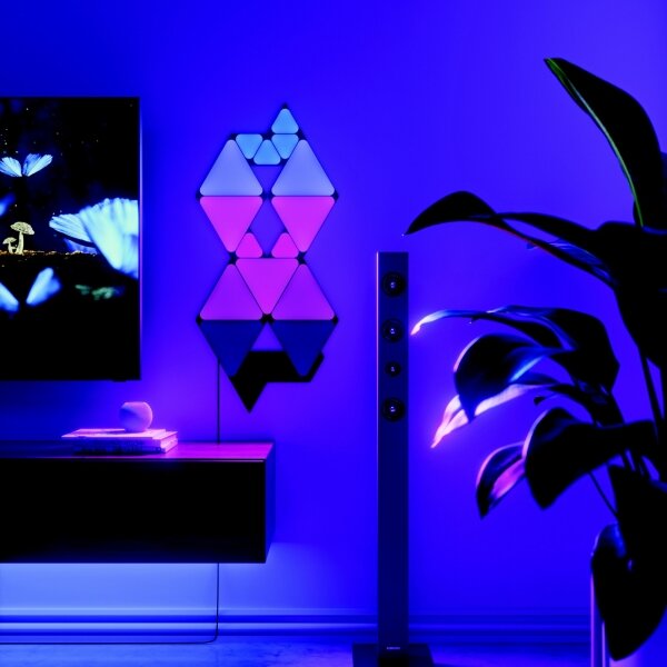 Nanoleaf NL48-1101TW-10PK-SET 10x LEDRGBW Zatemnitveni panel 0,54W/230V 1200-6500K Wi-Fi